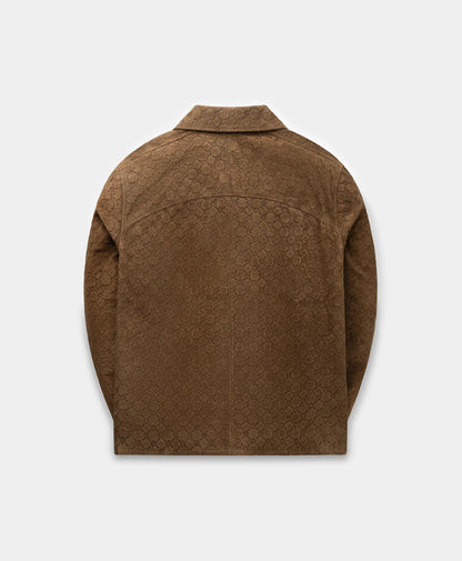 Brown Camel Suede Jacket