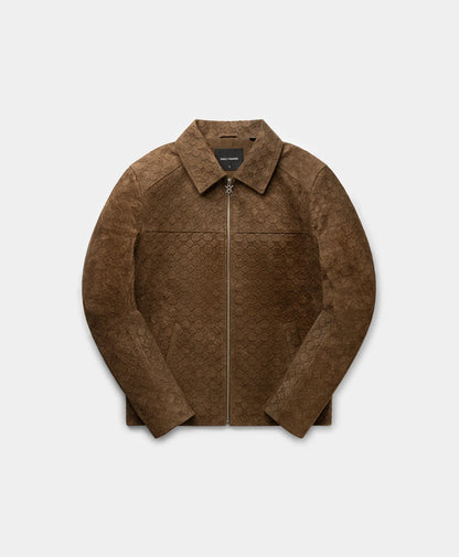 Brown Camel Suede Jacket