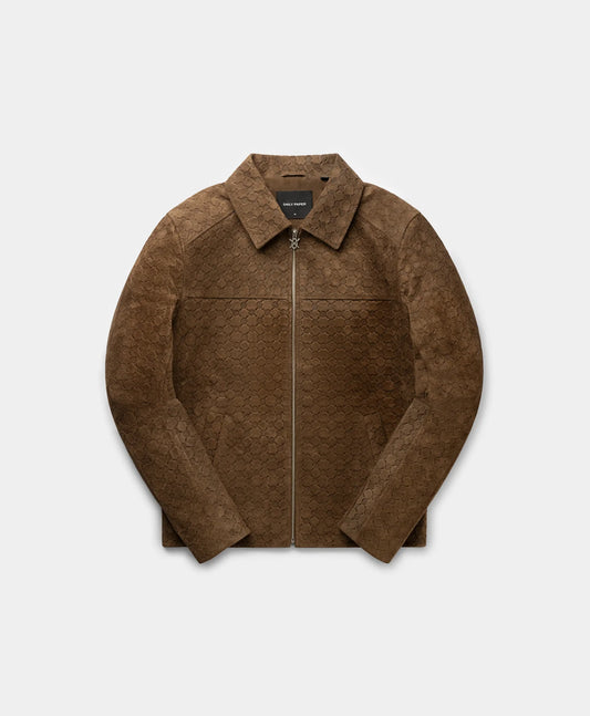 Brown Camel Suede Jacket