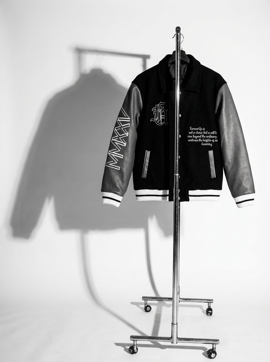 Foreverup Silverline Varsity Jacket