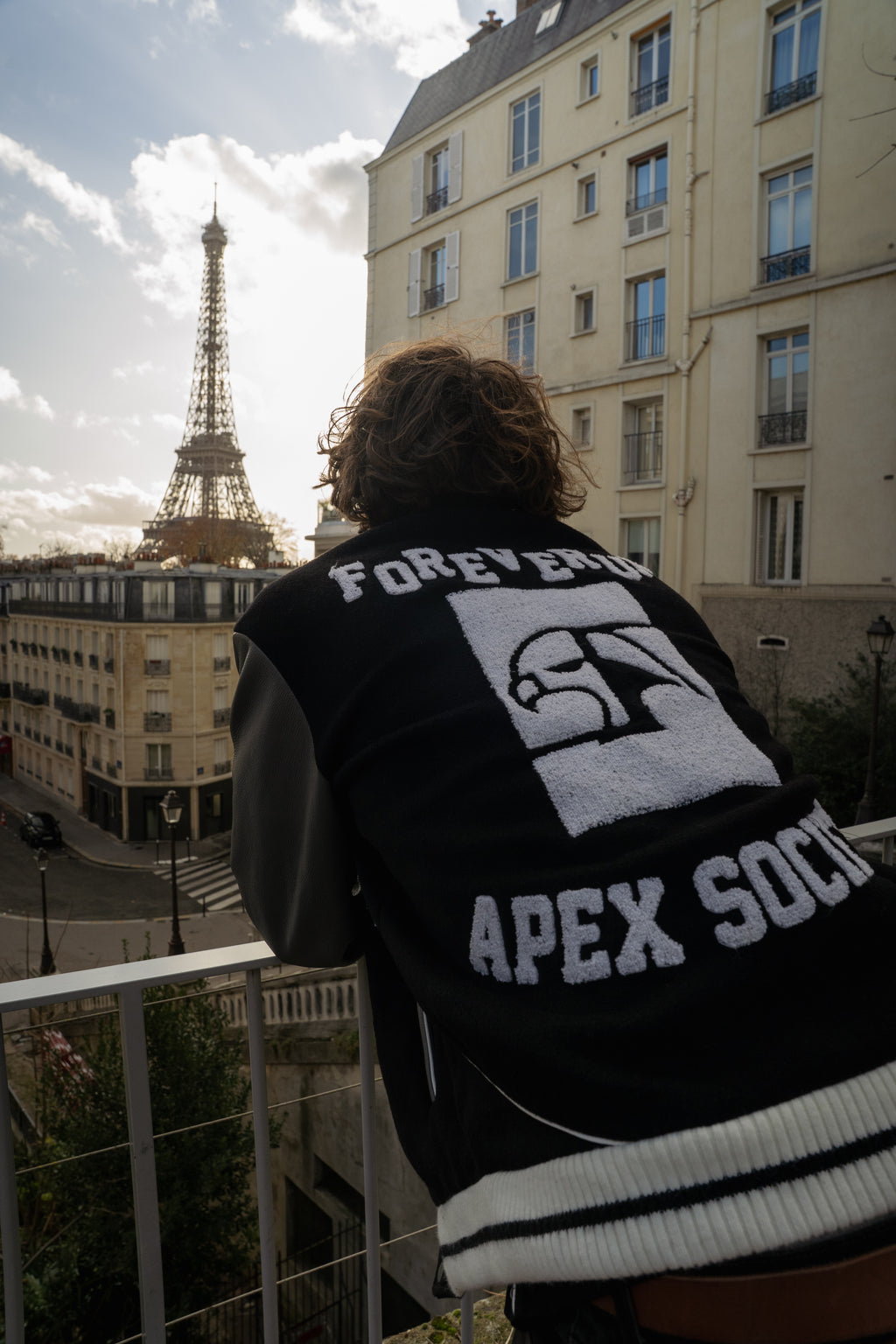 Foreverup Silverline Varsity Jacket